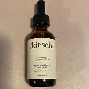 Kitsch Organic Cold-Pressed Castor Oil - Black and White